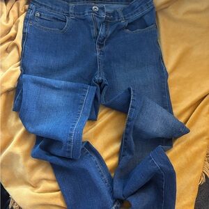 Place Women's Straight Leg Blue Jeans